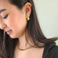 Golden Leaf Earings