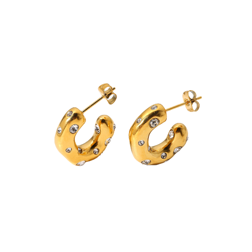 Elsa Zirconia Hoops