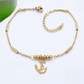 gold plated anklet