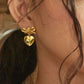 Heart Bow Earings