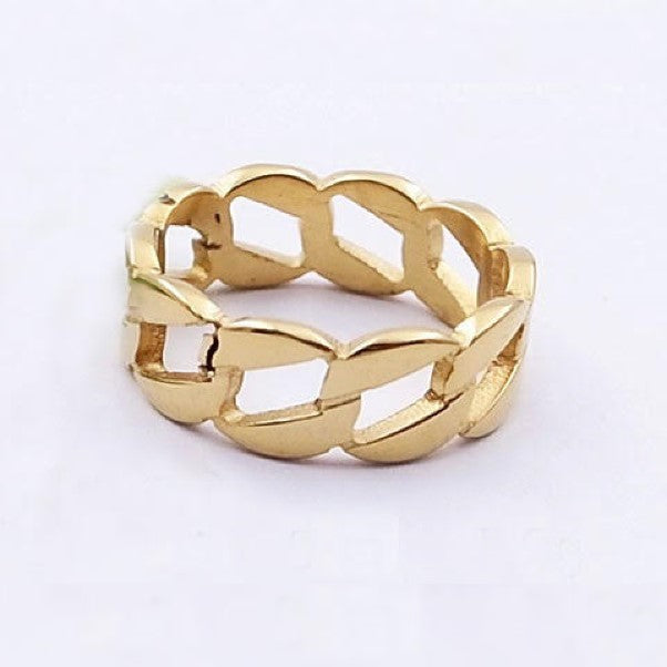 Gold plated ring