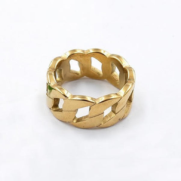 Gold plated ring