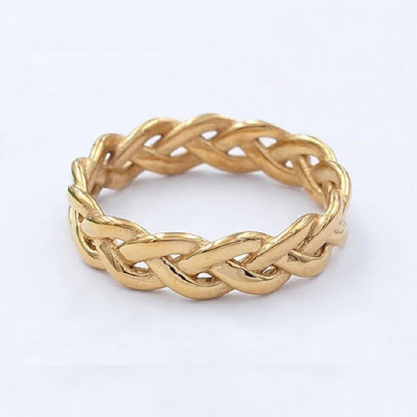 Gold plated ring