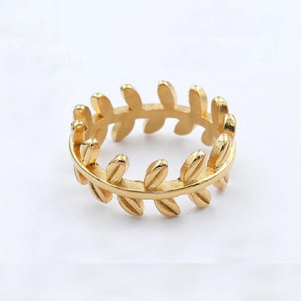 Gold plated ring