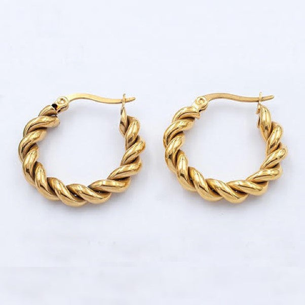 Gold plated earings