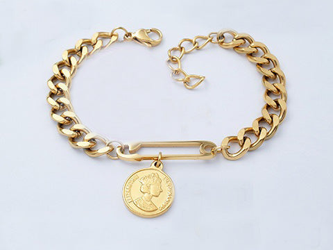 Gold plated bracelet