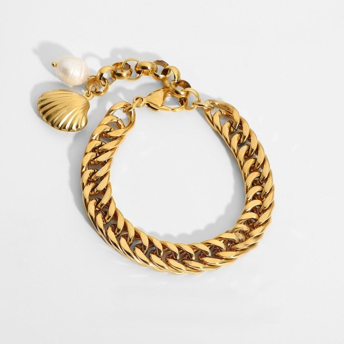 Gold plated bracelet