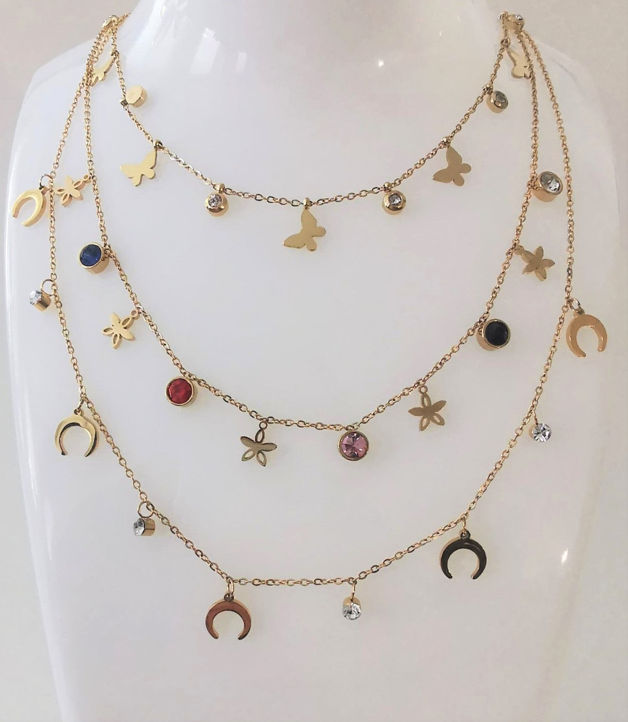 gold plated necklaces