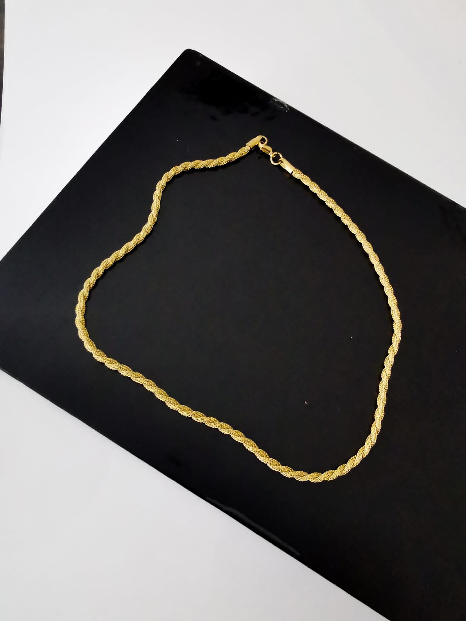 Gold plated necklace