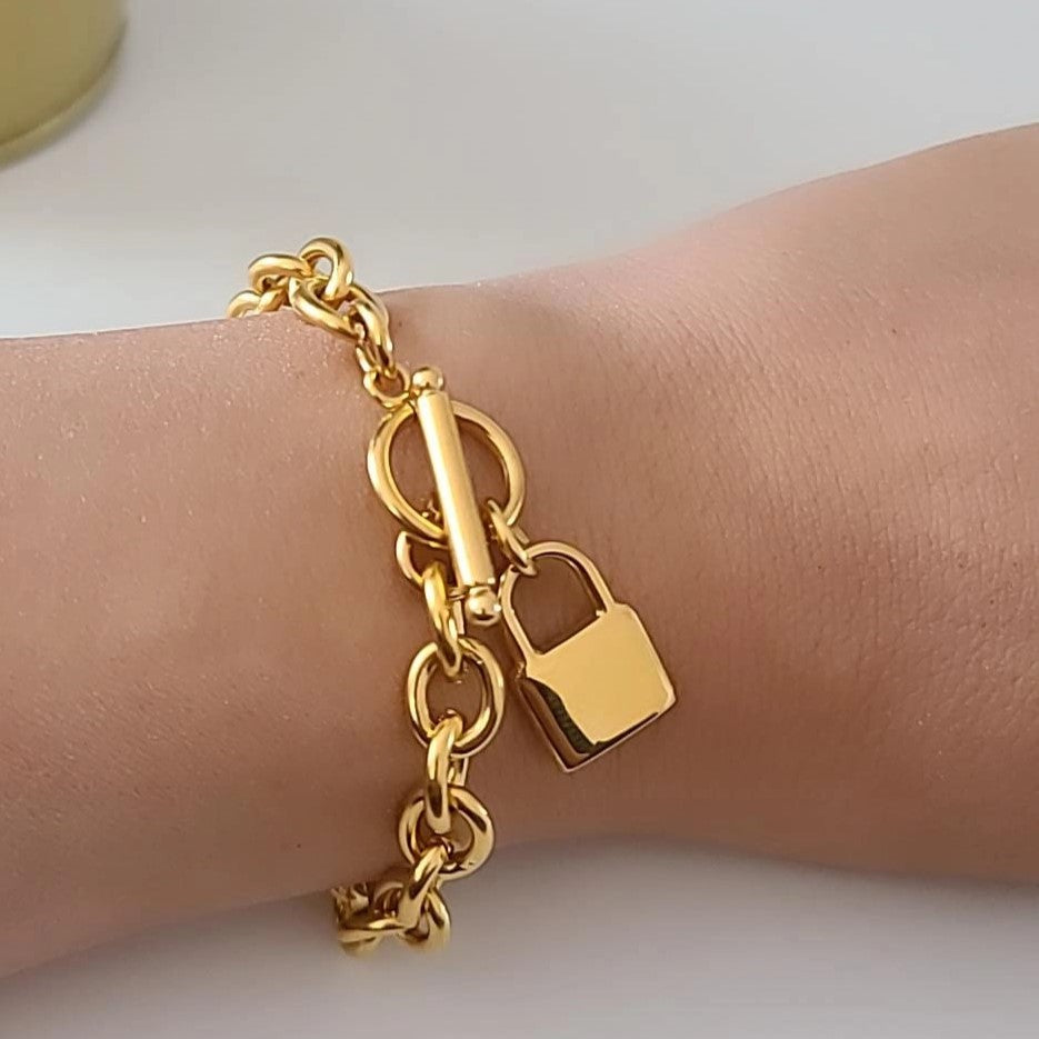 Lock Chain Bracelet