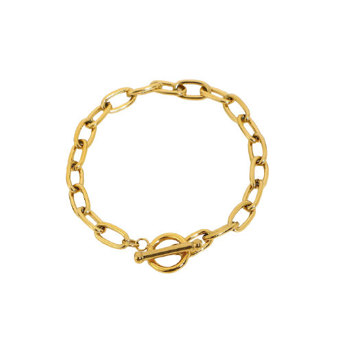 Gold plated bracelet