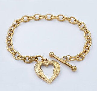 Gold plated bracelet