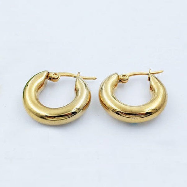 Gold plated earings