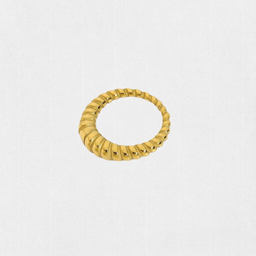 Gold plated ring