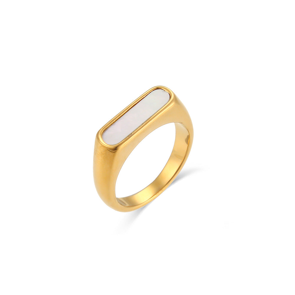 Gold plated ring