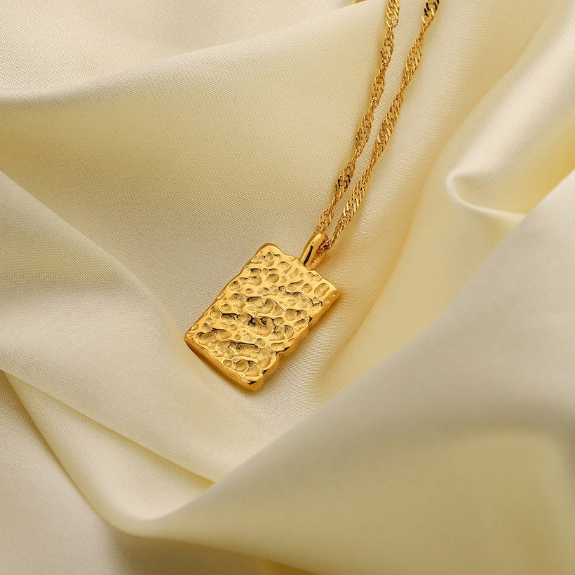 Gold plated necklace