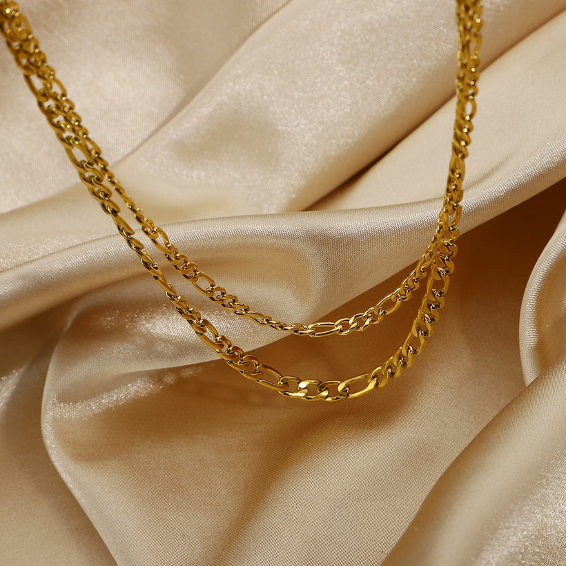 Gold plated necklace