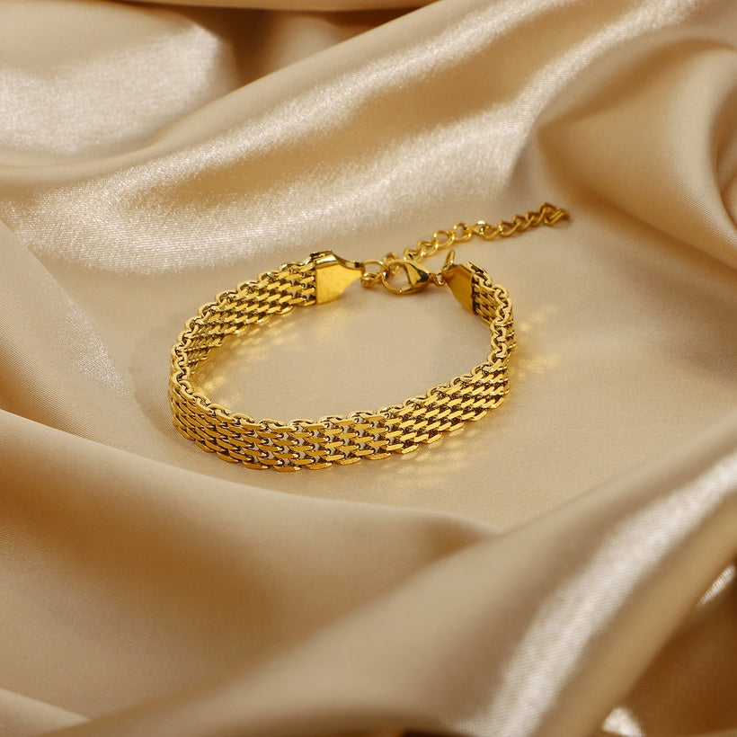 Gold plated bracelet