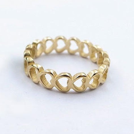 Gold plated ring