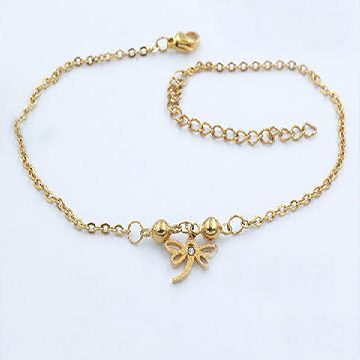 Gold plated anklet