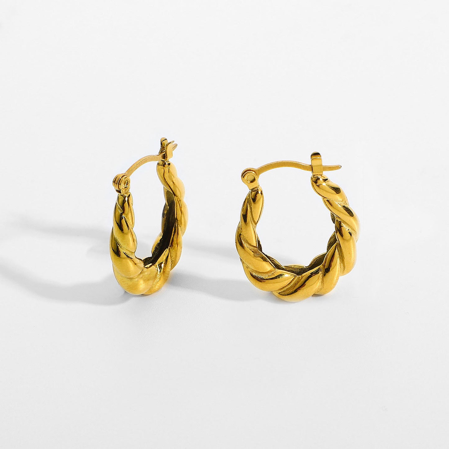 Gold plated earings