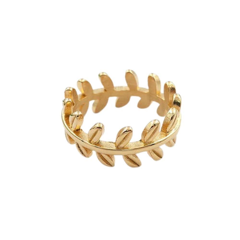 Gold plated ring