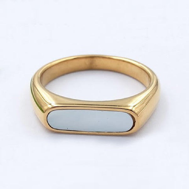 Gold plated ring