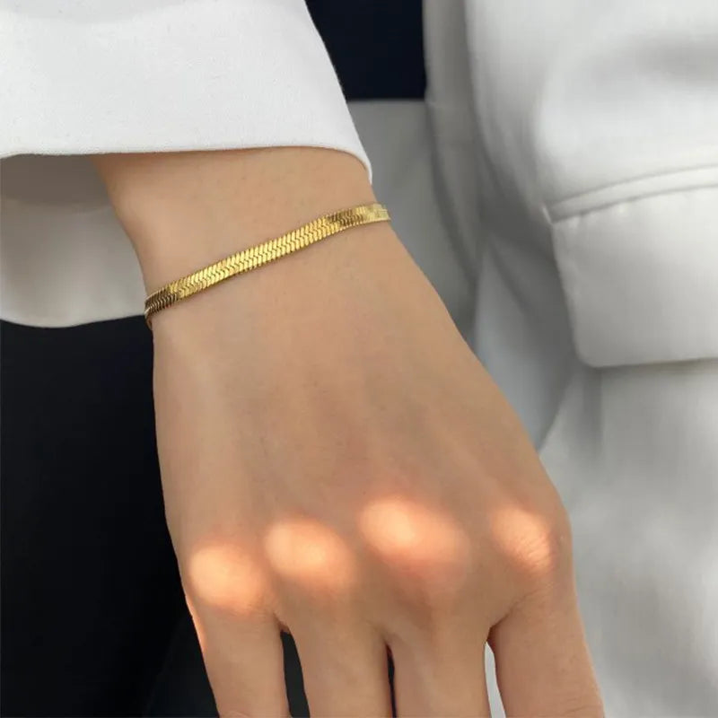 Gold plated bracelet