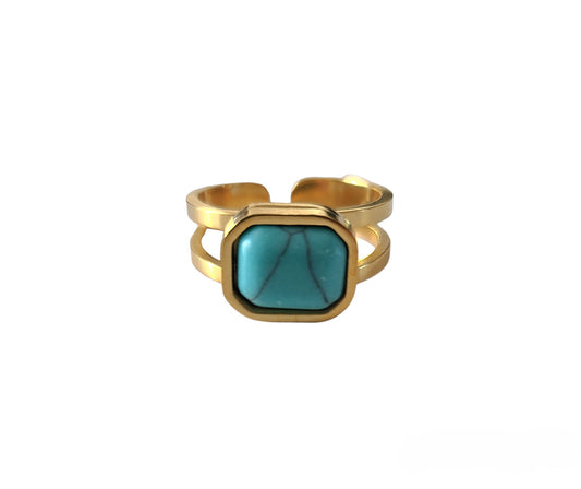 Gold plated ring