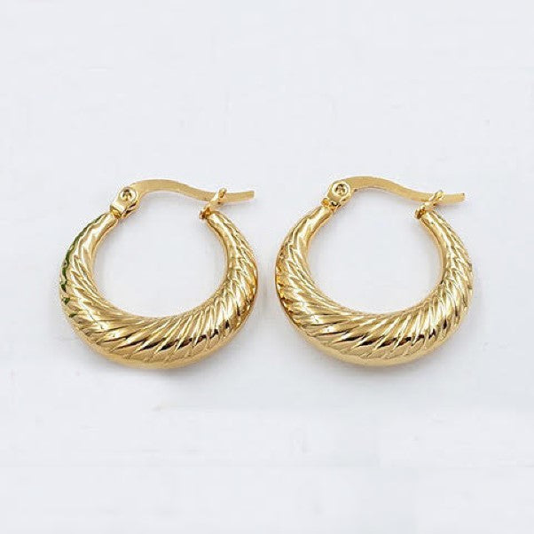 Gold plated earings