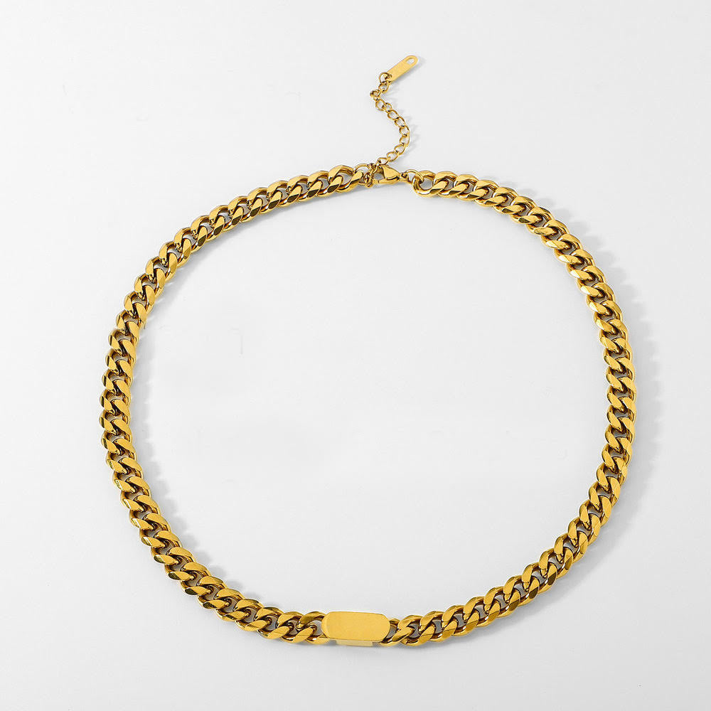 Gold plated necklace