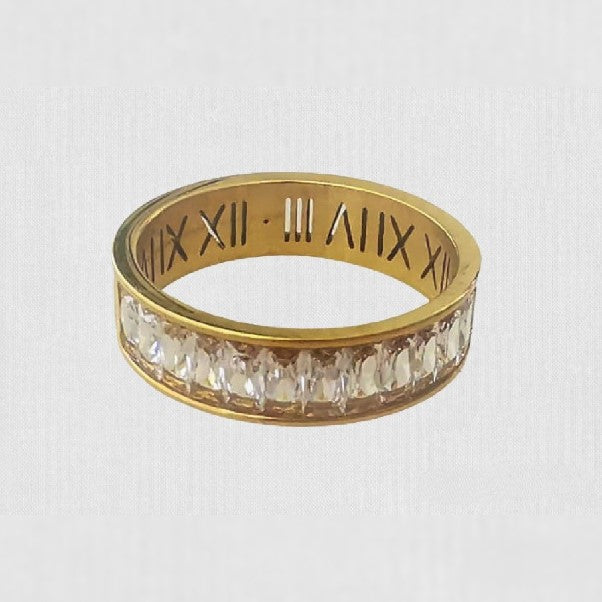 Gold plated ring