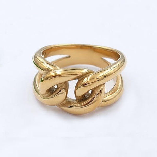 Gold plated ring