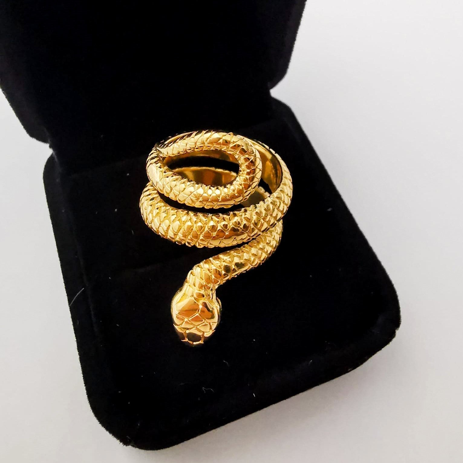 Gold plated ring