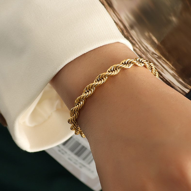 Gold plated bracelet