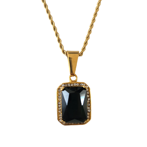 The Chic Black Pendant Necklace